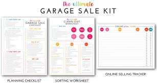 Just click the corresponding link or image below to view all of the signs under that category. The Ultimate Garage Sale Prep Kit The Homes I Have Made
