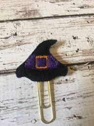 Witch Hat Planner Paper Clip Planner Girl Clippie Feltie Clip Etsy Planner Paper Paper Clip Witch Hat