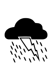 Hoe weet je hoever onweer van je vandaan is? Kleurplaat 01a Onweer Gratis Kleurplaten Om Te Printen Afb 11297
