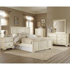 If you want to take a risk and have a fun, playful look in your room, this bedroom decoration style is for you. Malina Off White Cottage Style 5 Piece Bedroom Set Overstock 10341773