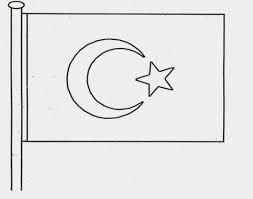 Turk Bayragi Karakalem Cizimleri Boyama Kagidi Boyama Sayfalari Bayrak