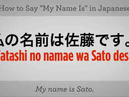 We did not find results for: How To Say My Name Is In Japanese Howcast