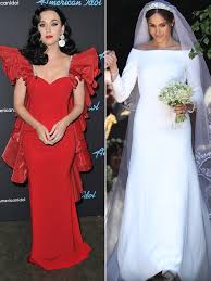 Meghan markle's wedding ceremony look. Katy Perry Thinks Meghan Markle S Wedding Dress Didn T Fit Well People Com