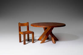 At 1stdibs, there are several options of antique round dining room tables available for sale. Pierre Chapo T21d Round Dining Table In Solid Elm At 1stdibs