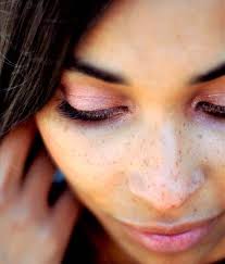 Clean skin with a touch of copper