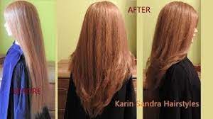 The v shape haircut long layers can also be tried for some for more stylish and favourite look. Long Layered Haircut V Shaped Haircut Face Framing Layers Haircut Long V Haircut With Layers Youtube
