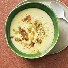 Selleriesuppe Mit Speckbroseln Rezept Sellerie Suppe Rezepte Suppenkuche