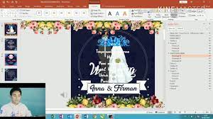Undangan digital ini bisa anda buat sendiri dengan bantuan aplikasi di smartphone anda. Template Video Undangan Pernikahan Keren Dan Elegant Menggunakan Power Point Kode 1 Youtube