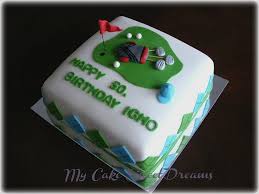 So here is the completed golf themed cake. Golf Themed Cake Cake By My Cake Sweet Dreams Cakesdecor