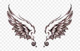 Discover thousands of free wings tattoos & designs. Wings Tattoos Clipart Transparent Background Angel Wings Tattoo Design Png Download 5283577 Pinclipart