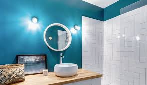 Peinture Salle De Bains Couleurs Conseils Erreurs A Eviter Deco Salle De Bain Bleue Deco Salle De Bain Peinture Salle De Bain