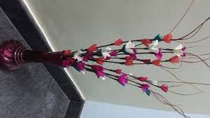 Diy Craft Project How To Curl Broom Sticks For Decoration Youtube Flower Diy Crafts Tissue Paper Flowers Diy Diy Craft Projects