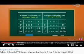 Gemar matematika kelas 6 yd. Video Belajar Di Rumah Tvri Gemar Matematika Kelas 4 5 Dan 6 Senin 13 April 2020 Blog Pendidikan
