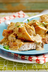 Hahnchenfilet Mit Zwiebel Pilz Sahne Rezept Lecker In 2020 Rezepte Leckeres Essen Essen Rezepte