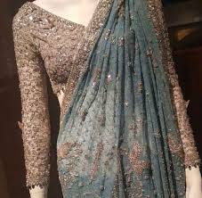 Pakistani Embroidered Bridal Sarees For Weddings Pakistani Bridal Dresses Saree Designs Stylish Sarees