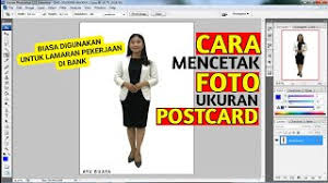 Обзор lcd post card, и зачем они нужны. Cara Cetak Foto Postcard Untuk Melamar Kerja Tutorial Photoshop Youtube