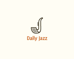 The Icon Of The Daily Jazz Logo Fuses A Newspaper With A Saxophone Designed By James Waldner Canada Logo Design Best Logo Design Branding Design Logo