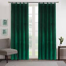 Shop allmodern for modern and contemporary search results foremerald green within curtains + drapes to match your style and budget. Amazon Com Roslynwood Blackout Velvet Curtains Emerald Green Rod Pocket Drapes Dark Green 84 Inch Therma Green Curtains Bedroom Velvet Curtains Green Curtains