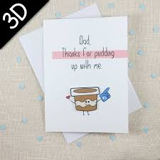 Happy Birthday Card For Father Handmade Pudding Card For Dad Happy Father S Day Card Dad Etsy In 2020 Dad Birthday Card Funny Birthday Cards Funny Dad Birthday Cards