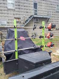 Tow Rax Trimmer Rack For Open Utility Trailers Phoenix Usa Trailer Cargo Organizers Pxspddtr3 Utility Trailer Cargo Organizer Best Trailers