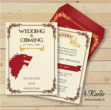 Wedding Invites Game Of Thrones Inspired Wedding Invites Wedmegood Wedmegood Indianwedding Invites Weddinginvites Gotins Bodas Tematicas Boda