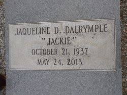 Jacquelyn “Jackie” Davis Dalrymple (1937-2013)