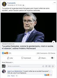 Aujourd'hui, la politique s'en mêle. Est Il Vrai Que Les Policiers Et Gendarmes Votent A 75 Pour L Extreme Droite Comme Le Dit Melenchon Liberation