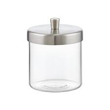 Glass apothecary jars make great table decorations. Apothecary Jars Glass Apothecary Jars The Container Store