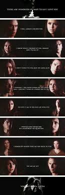 Katherine was also seeing stefan, and gave her blood to both of them so that they would. Tvd The Vampire Diaries Damon Elena There Are Hundreds Of Ways To Say I Love You I Wil Vampire Diaries Damon Vampire Diaries Memes Vampire Diaries Funny