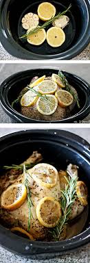 Slow Cooker Lemon Garlic Chicken Recipe Recipes Cooking Slow Cooker Recipes