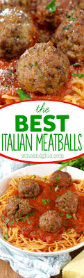 In a large bowl, combine the beef and sausage. The Best Italian Meatballs Wine Glue Italian Meatballs Recipe Recipes Meat Recipes