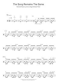 Check spelling or type a new query. The Song Remains The Same Sheet Music Led Zeppelin Drums