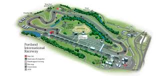 Portland International Raceway Track Map