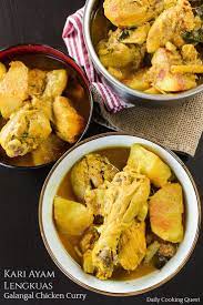 Kari Ayam Lengkuas Galangal Chicken Curry Recipe Curry Chicken Curry Curry Recipes