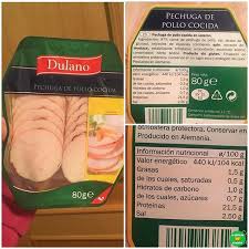 Pechuga De Pollo Cocida Dulano Supermercado Lidlespana P V P 1 09 Euros Piru84 Lacest Pollo Con Coco Pechuga De Pollo Envasado