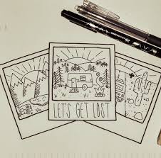 Let S Get Lost Pen Art Drawings Disney Art Drawings Stencil Art