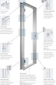 Steel Door Frame Components Steel Front Door Contemporary Front Doors Security Door
