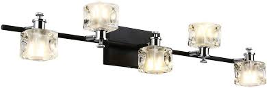 Check spelling or type a new query. Buy Bathroom Vanity Light Fixture Over Mirror Meteoor Matte Black Five Light Bathroom Vanity Light Modern 33 Inches Led Bath Wall Lighting Fixtures Crystal Glass Globe 5 Lights Online In Turkey B08rxl74wg