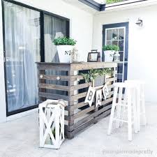 All you need to do is to get your creative juices flowing and do it! How To Build A Quick Diy Outdoor Bar Simple Made Pretty