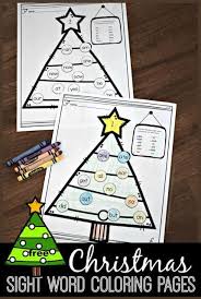 The book includes one coloring page and a short description for each of the ten physicists featured. Free Christmas Sight Words Coloring Sheets