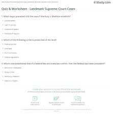 Bloomberg extraordinary business person, philanthropist, author, and public servant. Quiz Worksheet Landmark Supreme Court Cases Study Com