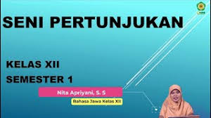 Check spelling or type a new query. Bahasa Jawa Kelas Xii Seni Pertunjukan Youtube