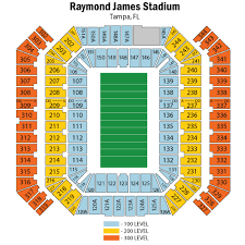 Raymond James Stadium Seating Chart Views Reviews Tampa