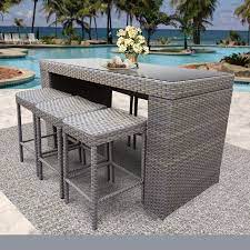 You Ll Love The South Hampton 7 Piece Bar Set With Cushions At Wayfair Great Deal Outdoor Wicker Patio Furniture Wicker Patio Furniture Buy Outdoor Furniture