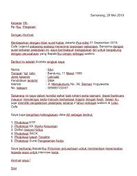 15 Contoh Surat Lamaran Kerja Di Cafe Restoran Yang Efektif Surat Restoran Pimpinan