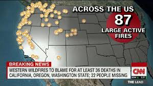 Population of renter occupied homes: Western Wildfires To Blame For At Least 36 Deaths In California Oregon Washington State 22 People Missing Cnn Video
