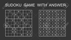 Maybe you would like to learn more about one of these? Sudoku Game With Answer Vector Puzzle Game With Numbers For Royalty Free Cliparts Vectors And Stock Illustration Image 71475797