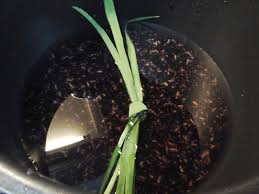 Inilah rupa kejadian bubur pulut hitam saya. Mamajue Story