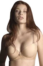 Bella Materna Padded T Shirt Nursing Bra In Bare