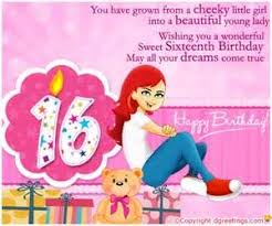 Teenager Birthday Message For Granddaughter Birthday My Daughter Poems 16th Birthday Wishes Birthday Wishes Greeting Cards 16th Birthday Card